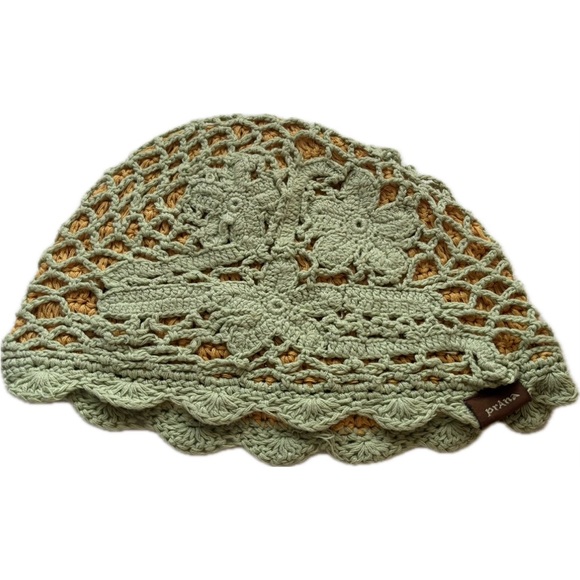 Prana Accessories - Prana Sage Green Crochet Women's Hat